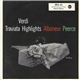 Verdi ; Albanese, Peerce - Traviata Highlights